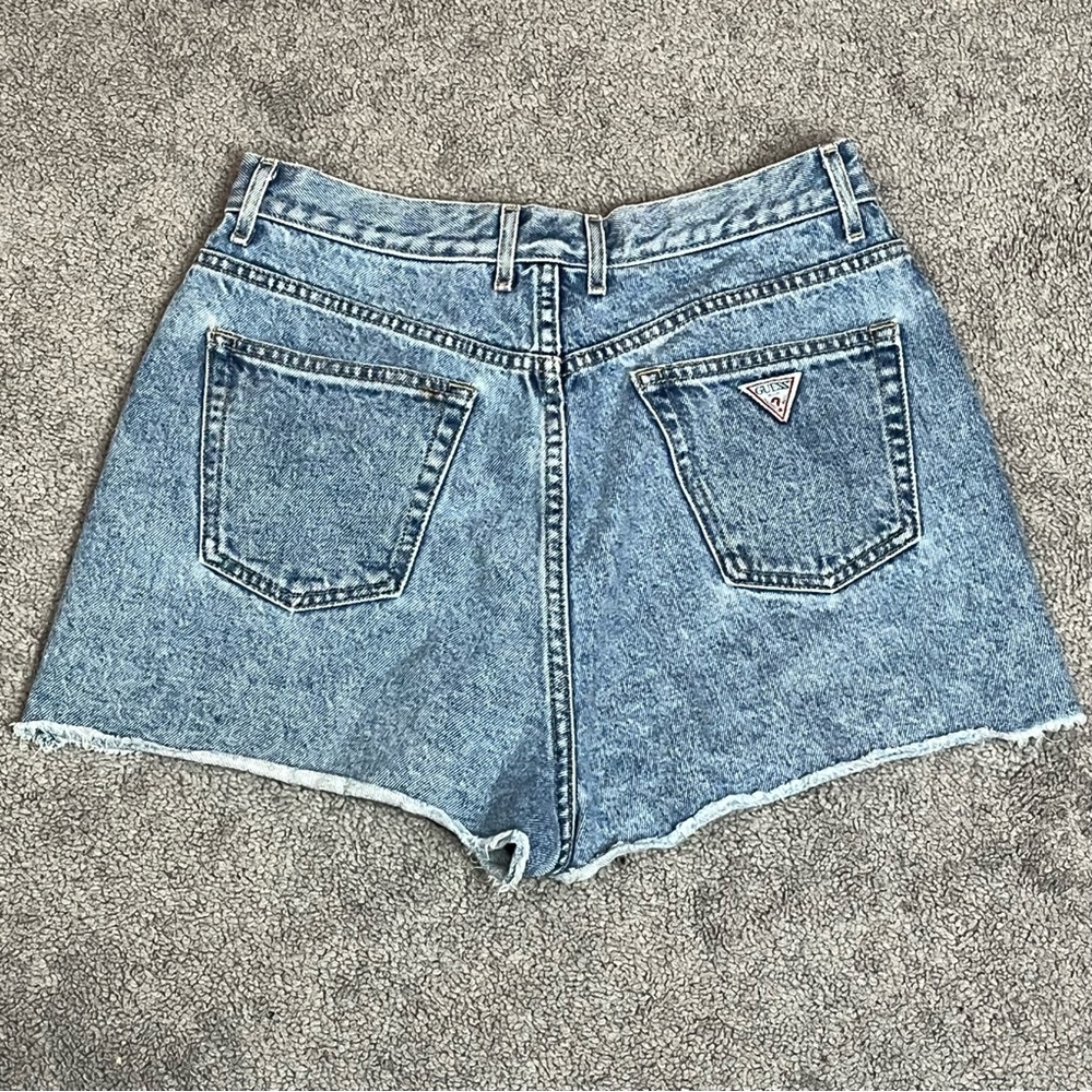 Guess Light Blue Jean Shorts - Picture 3 of 4